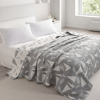 Gray And White Triangle / Twin