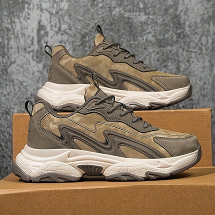 Men's Casual Athletic Sneakers - Lightweight, Breathable Running Shoes with Soft PU Sole