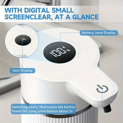 A 420Ml Wall-Mounted Automatic Soap Dispenser with IPX5 Design, Battery, USB Charging, Available