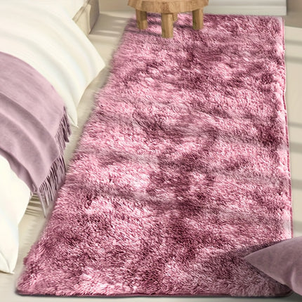 A Plush Carpet, Fluffy for The Bedroom, Rectangular Bedside Rug, Suitable for Living Rooms, Bedrooms