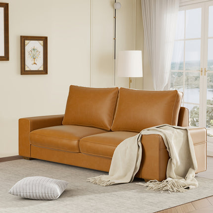 Sofa Elegance And Comfort - Modern Loveseat Sofa - Sleek And Smooth Surface with Wide Arm,
