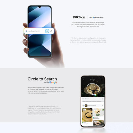 XIAOMI POCO C85, 6+128GB Smartphone, 6.9-Inch 120Hz Display, 7.99mm Design,