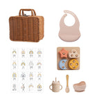 Beige Sleeve Column Suit