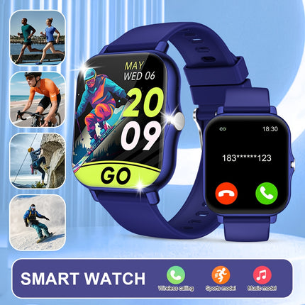 New Smartwatch, Suitable for Both Men and Women, Featuring Sports Modes, Wireless Calling and App