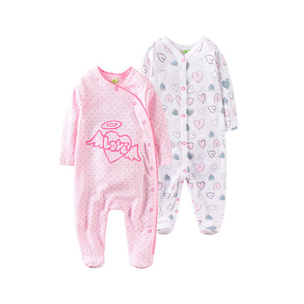 1 Year Old Baby Suit Cartoon Embroidered Cotton Newborn