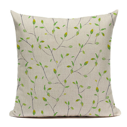 Leaf Hugging Pillow Case Sofa Cushion Napping Pillow Lumbar Cushion Cover Pillow Case Seat Pillow Cover