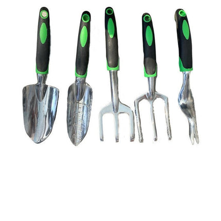Garden Supplies 9 - piece Aluminum Alloy Set, Silicone Two - color Handle Shovel Gardening Tools - GARDIWALL