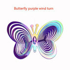 Purple Butterfly Wind Turn / Wind Turn
