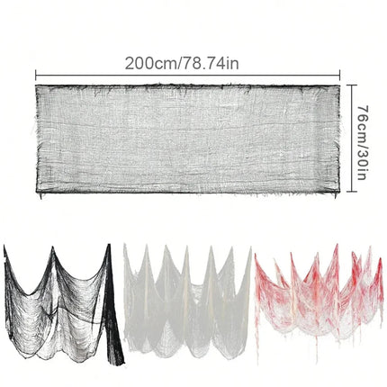 Halloween Bloody Gauze Decorations,Horror Bloody Cloth Bandage, - GARDIWALL