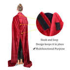 Wine Red Velcro Style / 150x180cm