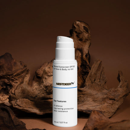 Mineral Sunscreen SPF30 for Face & Body, no tint